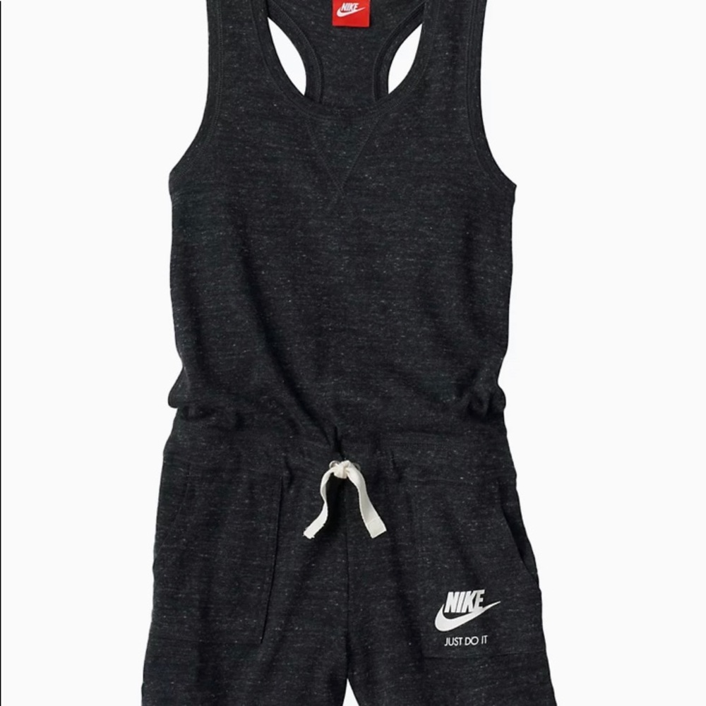 NIKE RACERBACK DARK GREY ROMPER (CHILD M)